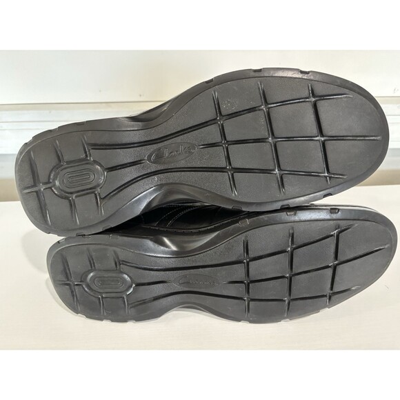 Clarks Gessler Oxford Lace Men's Leather Casual Shoe Size 12W Black Leather - Picture 11 of 11